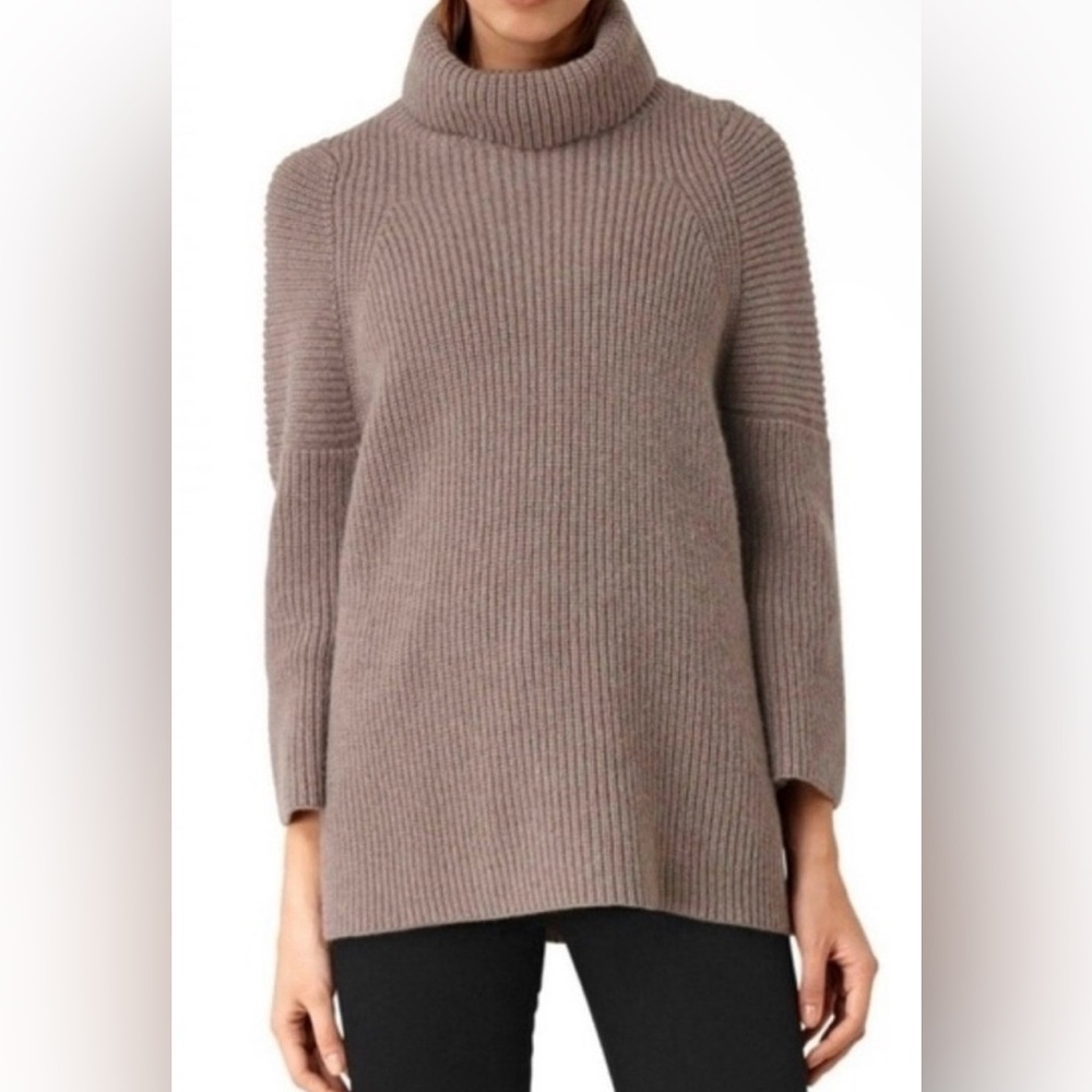 All Saints Women’s Wool Turtleneck Sweater